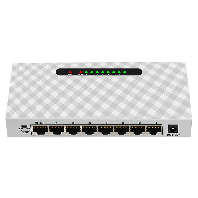 10/100/1000 Мбит/с полнодуплексный 8 коммутатор концентратор lan гигабит Ethernet Настольный сетевой коммутатор(ЕС штекер