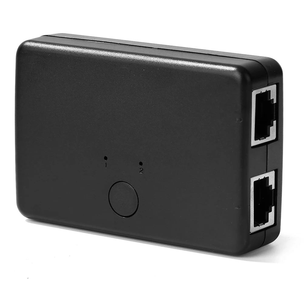 Сетевой коммутатор RJ45 2 порта 100 Мбит/с переключатель LAN Ethernet для настольного ПК