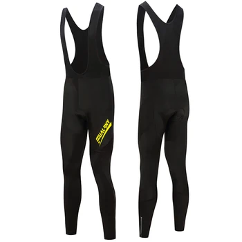 

Team 2019 Men Black logo Cycling Long sports Bib Pants 19D Gel Pad mtb Bike Bib Pants Bicycle Racing outdoor Trousers Breathable