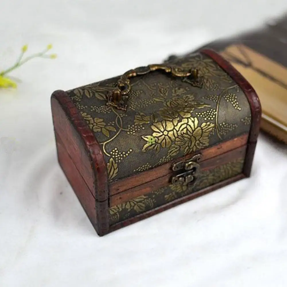 Jewelry Box Antique Vintage Latch Catch Hasp Pad Gift Chest Lock Hook Hinges Concealed Buckle Accessories