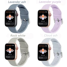 Силиконовый ремешок для apple watch 5 4 band correa apple watch 44 мм 40 мм 42 мм 38 мм iwatch 5 4 3 2 1 браслет ремешок для часов