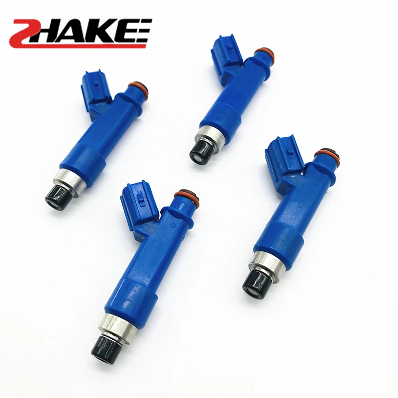 ZHAKE 4X Топливная форсунка Nozzle23250-0D050 23209-0D050 23250-22080 23209-22080 для матрица Corolla Pontiac Vibe 1.8L 1zzfe 2325022080 2320922080 232500D050 232090D050 Injetor 1800CC