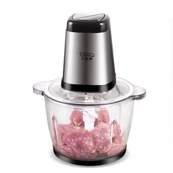 

2 Speeds 200W Stainless steel 1.2L Capacity Electric Chopper Meat Grinder Mincer Food Processor Slicer