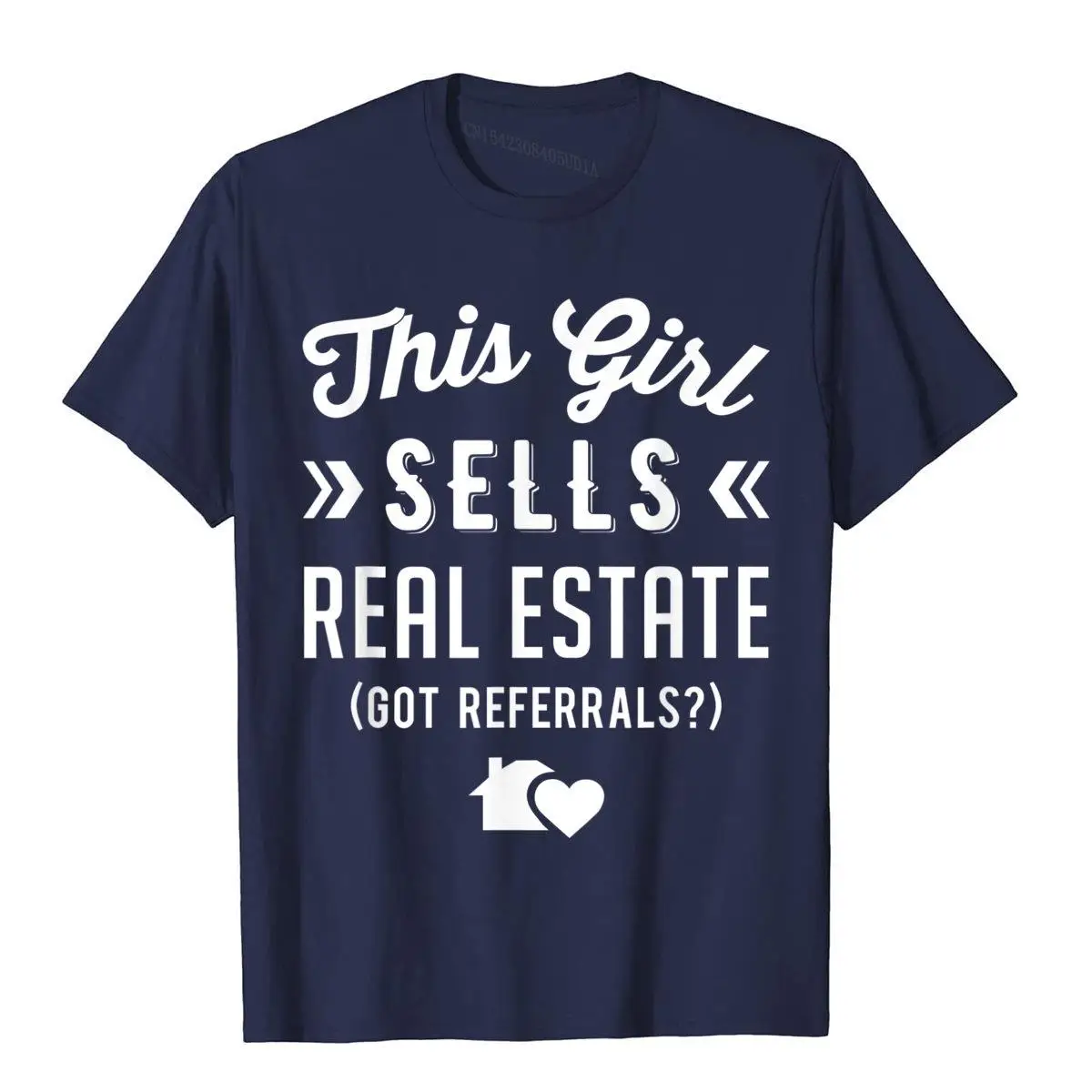 Real Estate Agent Shirt - This Girl Sells Real Estate__B5982navy