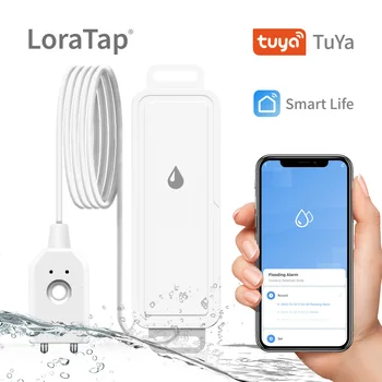 

Tuya Smart Life Water Leakage Alarm Independent Wifi Leak Sensor Detector Flood Alert Overflow Home Security Automation System