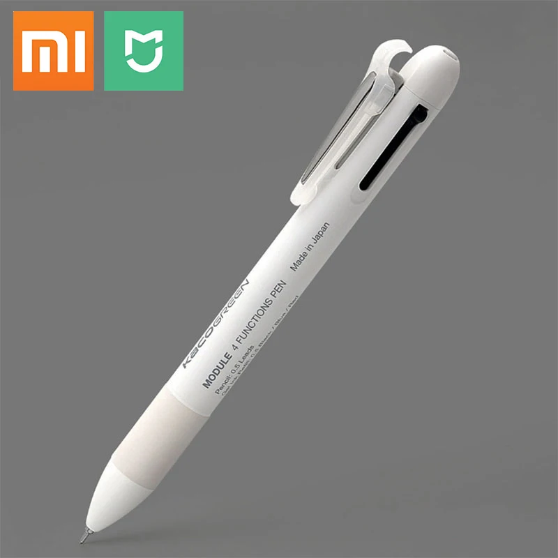 

Xiaomi Mijia mi KACO 4 In 1 Multifunction Pens 0.5mm Black Red Blue Refill Gel Pen Mechanical Pencil Japanese ink School Office