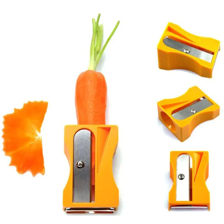 

Hot sale Pencil Sharpener Modeling Cucumber Mask Beauty Slicer Cutter Fruits and Vegetables Carrot Peelers & Zesters