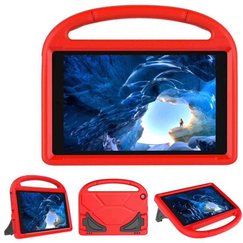 Чехол EVA для Amazon Kindle Fire HD10 10,1 дюймов, чехол для детей, безопасный Чехол из пены для Amazon Kindle Fire - Цвет: Красный