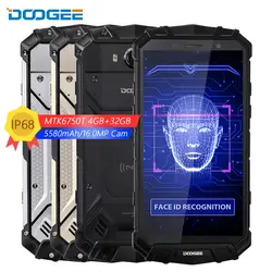 DOOGEE S60 Lite IP68 беспроводной зарядный смартфон 5580 мАч 12V2A Быстрая зарядка 16MP 5,2 ''FHD MTK6750T Восьмиядерный 4 ГБ 32 ГБ NFC телефон