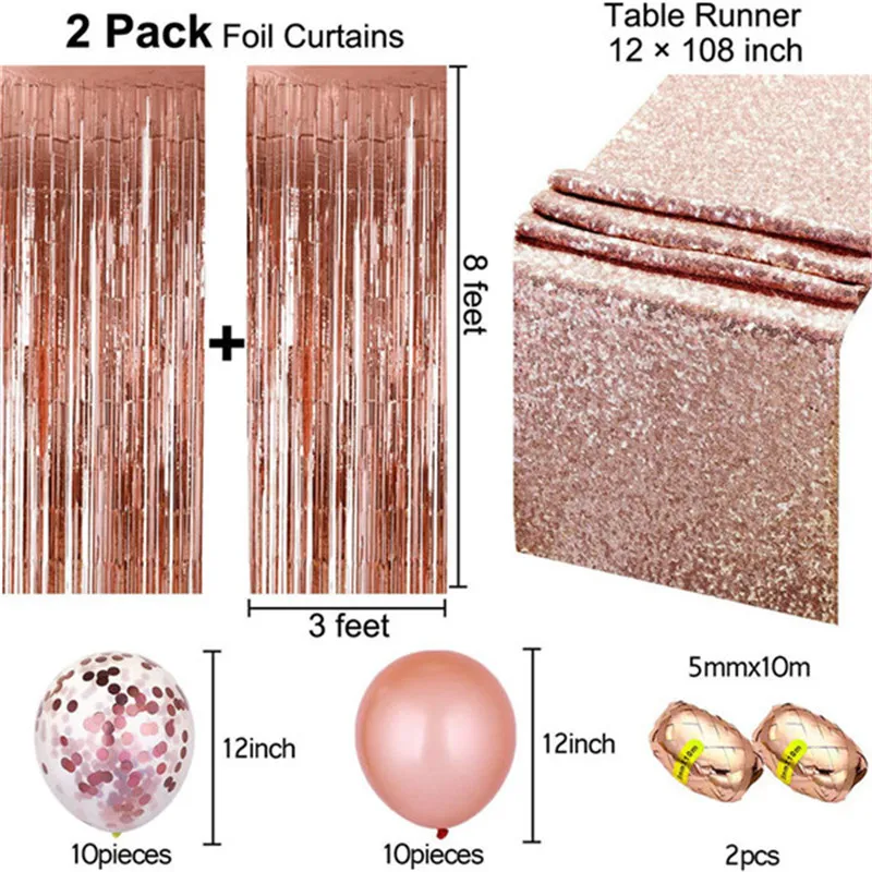 Wedding-Party-Decoration-Set-Rain-Silk-Curtain-Curtain-Sequins-Table-Flag-Tablecloth-Rose-Gold-Gold-Silver (1)