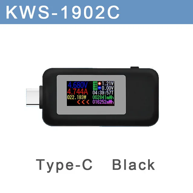 Color Display USB Tester 0-6.5A Current 4-30V Voltage USB Charger Tester Time Display Mobile Power Detector Battery Test wind anemometer Measurement & Analysis Tools