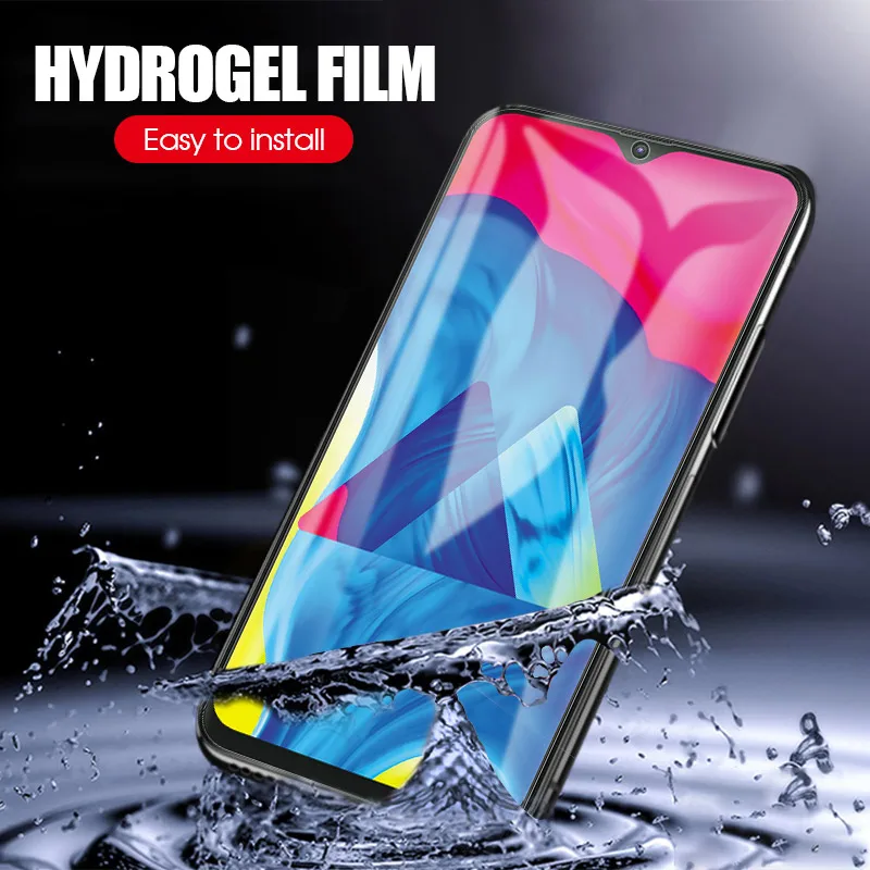 Ультра тонкий Экран протектор для samsung Galaxy A50 A10 A40 M10 M40 M30 M20 A30 A20 A90 A80 A70 A60 гидрогель мягкая защитная пленка