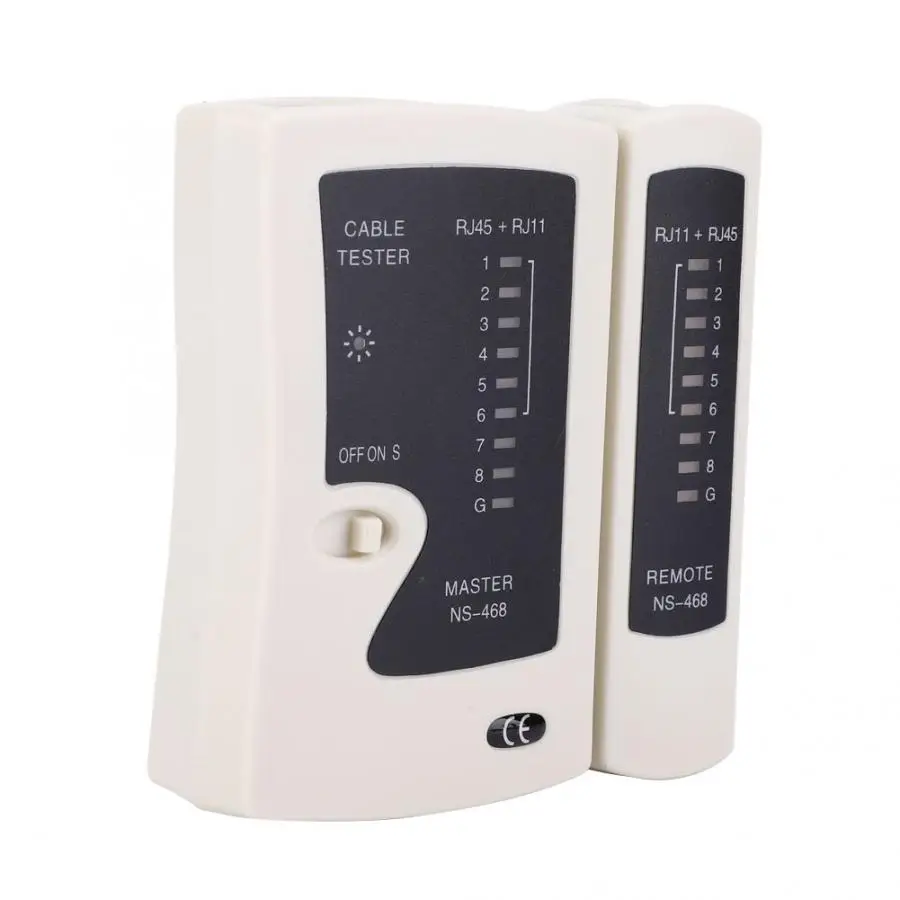 Автоматический выключатель тестер сетевого кабеля RJ45 RJ11 RJ12 LAN сетевой инструмент