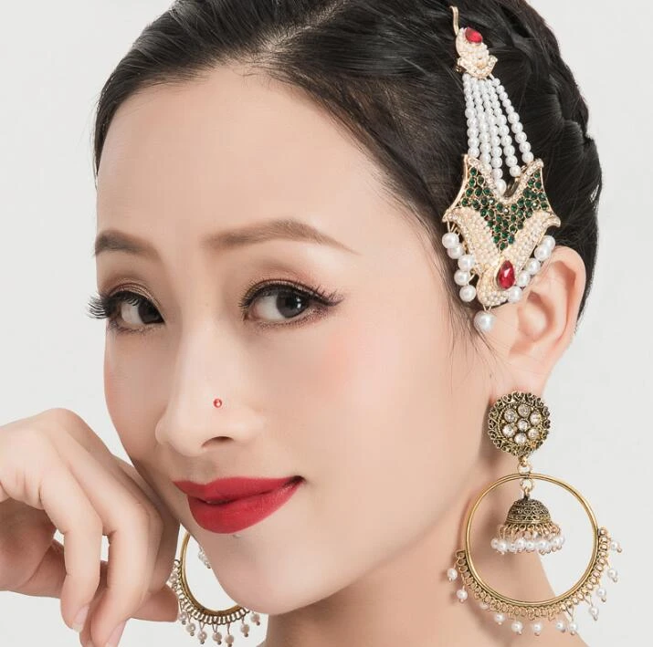 Wholesale India Woman Girl Belly Dance Accessories Performance Accessories Headdress And Earrings India Pakistan Clothing Aliexpress