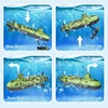 Automatic Cooling Waterproof Design RC Submarine 6CH Tripple Motor Low Voltage Protection Underwater Electric Remote Control Toy 4