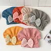1Pcs For Women Quick-drying Hair Cap Dry Hair Towel Super Absorbent Coral Velvet Bath Accessories Portable Shower Caps ► Photo 3/6