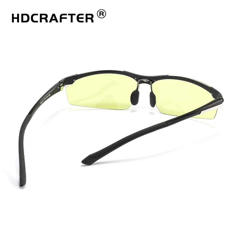 Поляризационные, hdcrafter солнцезащитные очки сплав UV400 Мужские водительские очки ночного видения солнцезащитные очки для вождения мужские солнцезащитные очки для мужчин