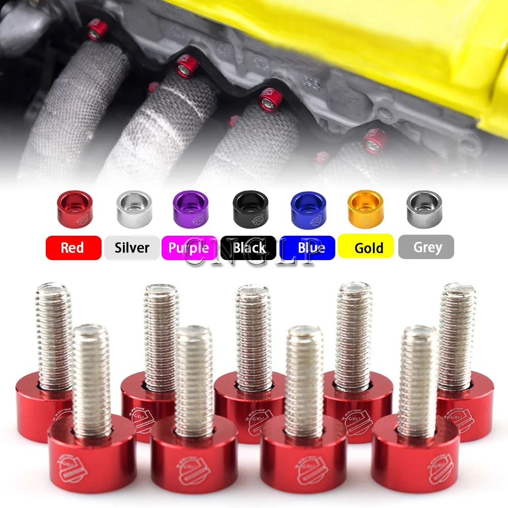 Fender washers M8 9 Pcs/Pack Aluminum for Honda Air Inlet Manifold Engine