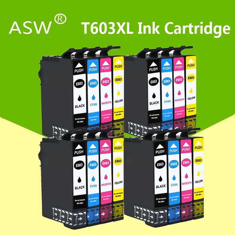 ASW для Epson 603XL 603 T603XL чернильные картриджи t603 выражение в родственнике