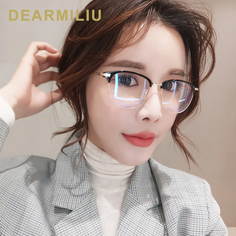 Очки компьютерные DEARMILIU TR90 квадратные антибликовые светодиодные очки для чтения