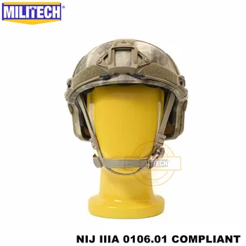 شراء شهادة ISO العسكرية ATACS الاتحاد الافريقي ديلوكس دودة الاتصال الهاتفي NIJ المستوى IIIA 3A خوذة عالية قطع الباليستية الأراميد مع ضمان 5 سنوات