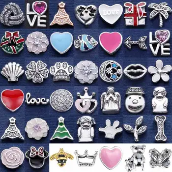 

New 925 Sterling Silver Bead Charm Sparkling Gift Heart Palm Tree Element Floating petite Charm Fit Pandora Bracelet Diy Jewelry