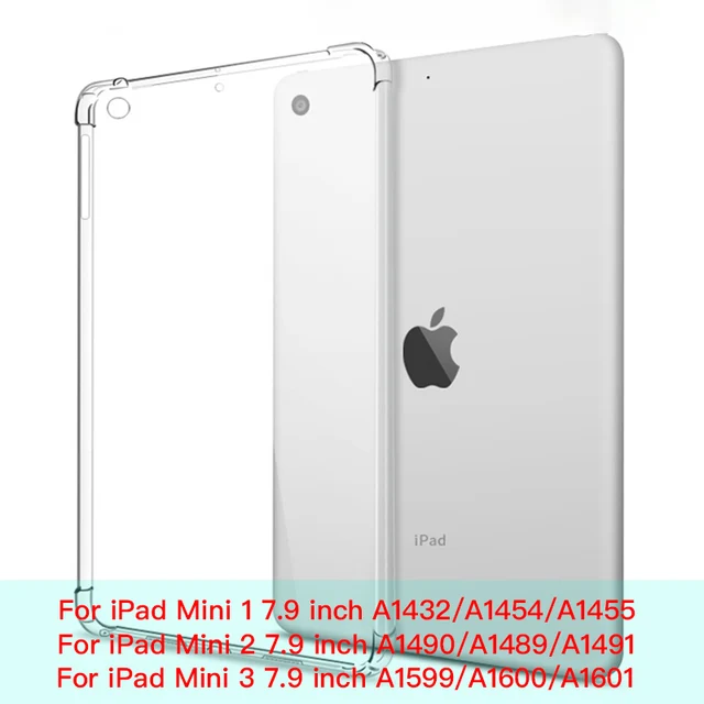 For New iPad 7 8 9 10.2 9.7 2021 5 6 Air 10.9 2 3 4 Case TPU Silicon Transparent Cover For iPad Pro 10.5 '' 11'' Mini 2 3 4 5 6 iPad Mini 123