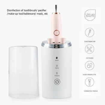 

USB Rechargeable 254nm UV Sterilizer Box Touch Control Ultraviolet Disinfection Box with LED Lights for Toothbrush