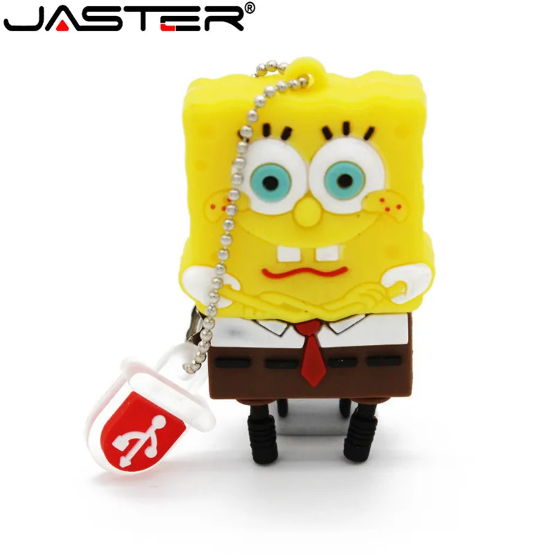 JASTER Милая мультяшная Губка Боб Патрик звезда usb флеш-накопитель карта памяти USB2.0 4GB 8GB16GB 32GB 64GB u диск подарок для детей