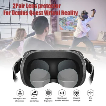 

4pc for VR Oculus Quest TPU Film Lens Protector HD Clear Film for VR Oculus Quest Oculus Rift S Virtual Reality Lenses