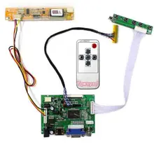Hdmi + vga 2av placa de controle kit para lp154wx4 lp154wx2 b154ew02 1280x800 lcd led placa motorista tela