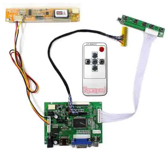 Hdmi + vga 2av placa de controle kit para ltn141at03 m141nww1 qd14tl01 b141ew01 lp141wx3 1280x800 lcd tela led placa motorista