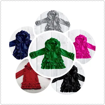 

Adorable girl fall harvest time jacket coat icing ruffles cardigan hoodies for winter 8