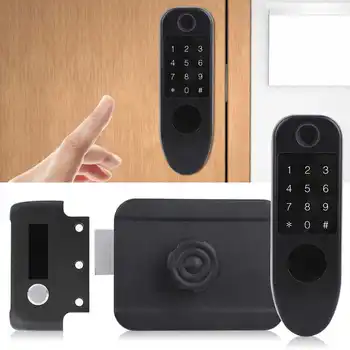 

125KHZ Anti-Theft Lock Smart Access Control Fingerprint Password Card Key Integrated Electric Free New