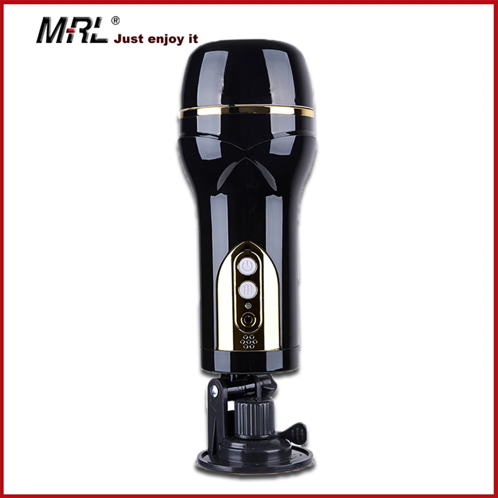 MRL электрический мужской мастурбатор чашка вакуумная Вибрация USB секс машина