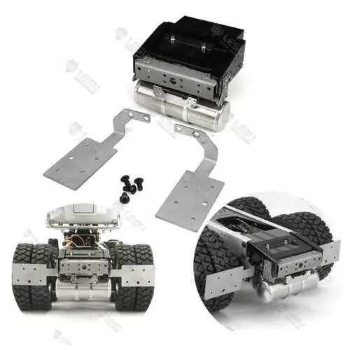 LESU металлический батарейный блок задний луч Набор для 1/14 RC DIY Tmy модель тягач TH16419