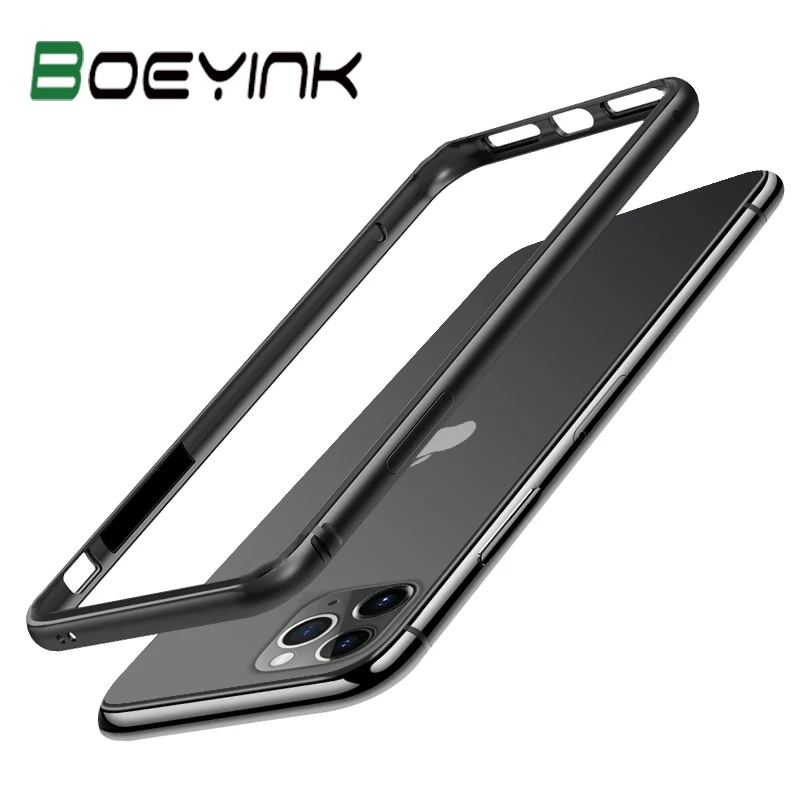 Lamorniea алюминиевый бампер чехол для iPhone 7 6S 8 XS Max XR 11 Pro Max X S Max XR Роскошный металлический каркас мягкий край ударопрочный бампер