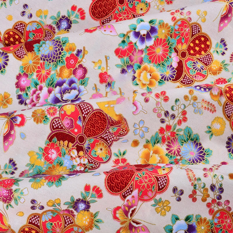 DIY Многоцветный японский Зефирный узор хлопок Лоскутная Ткань Набор для шитья лоскутное ремесло для ручной работы кимоно Ткань сумка - Цвет: 14