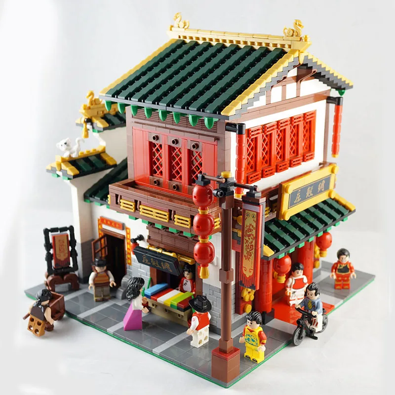

2787Pcs XINGBAO Building Blocks XB-01001 Creator China Town Series Silk Zhuang Traditional Chinese architecture Bricks Toys