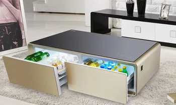

21.5 32 43" inch Waterproof LCD multi touch Screen Coffee Table function refrigerator built in bluetooth speaker