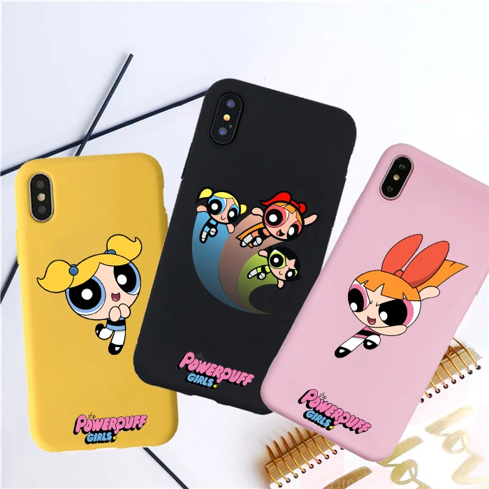 Милый Powerpuff мягкий чехол для телефона ярких цветов для девочек huawei p30 pro p30 lite p20 pro p10 mate 20 p10 lite honor 9 lite