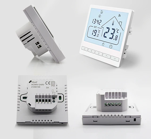 Beok Cronotermostato Wifi Con Pilas BEOK-termostato Inteligente