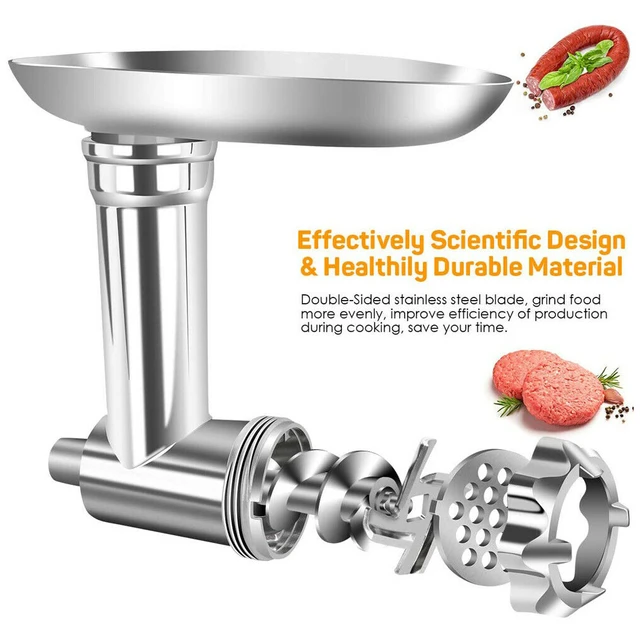 Durable Stainless Steel Food Meat Grinder Attachment For