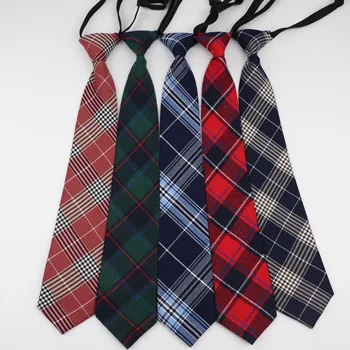 

Men's Lazy Slim Necktie Skinny Stripped Tie Simplicity Elastic Band 6.5cm Width 38cm Length Party Formal Polyester Men Ties