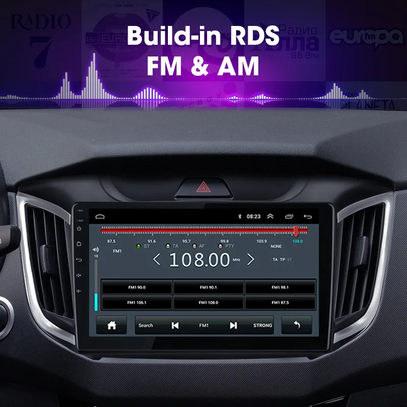 JMCQ 10 &quotдля Hyundai Creta IX25 2015 2018 автомобильный Радио Android плеер GPS Bluetooth Мультимедиа