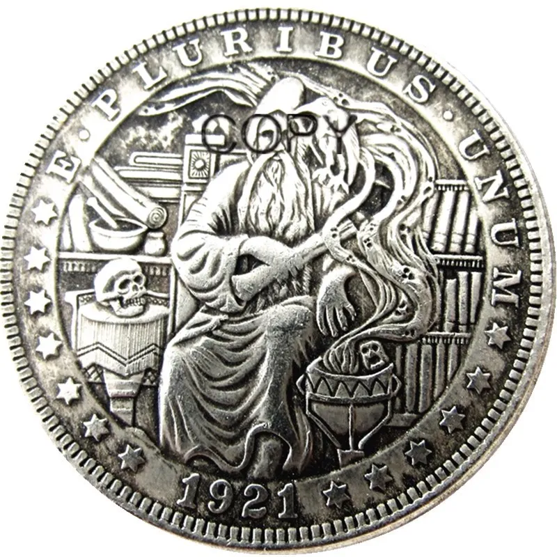 

US Hobo 1921 Morgan Dollar Silver Plated Copy Coins