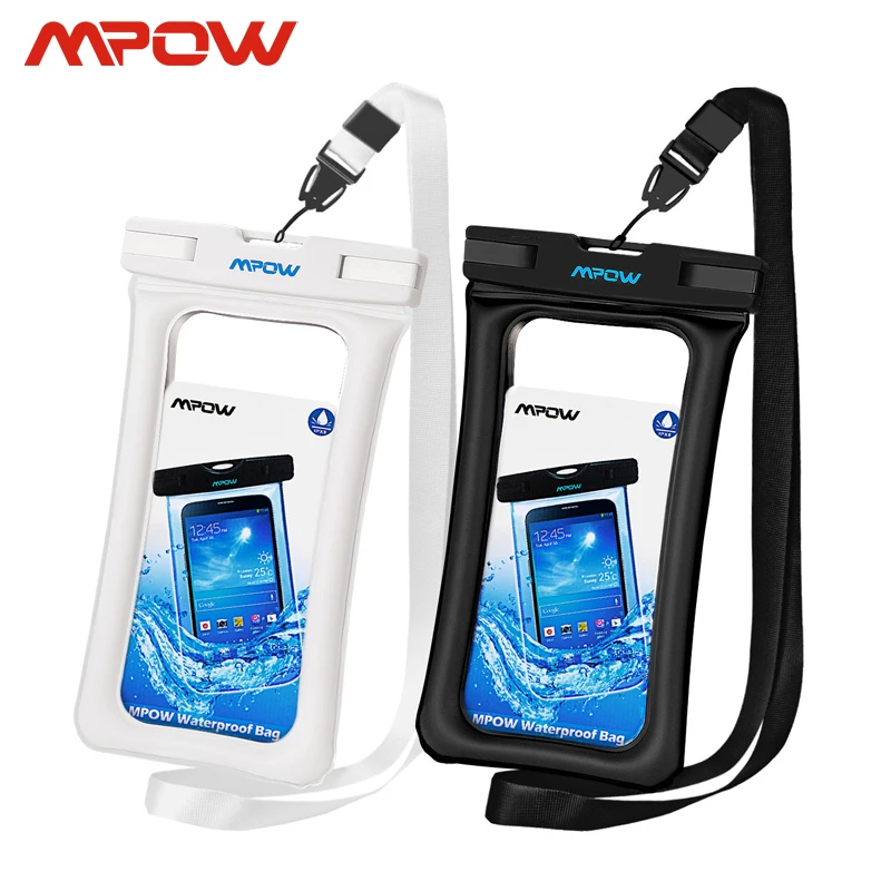 2 قطعة Mpow Ipx8 مقاوم للماء الحقيبة العالمي ل آيفون Xs ماكس