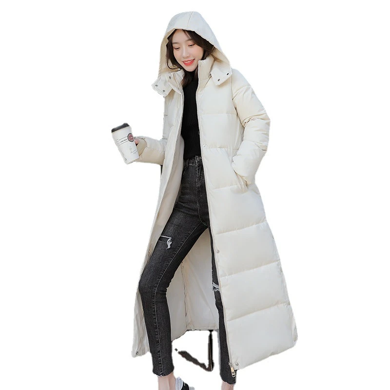 Winter Down Coat Jacket Long Thick Warm Women Casaco Wadded Parkas 05,Black,M, Winter Down Coat Jacket Long Thick Warm Women Casaco Wadded Parkas 05,Black,M,