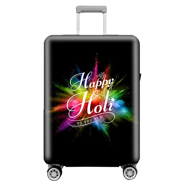 World Map Travel Luggage Suitcase Protective Cover for Trunk Trolley Baggage Case Apply To 18''-32'' Suitcase Cover Elastic - Цвет: as pictures