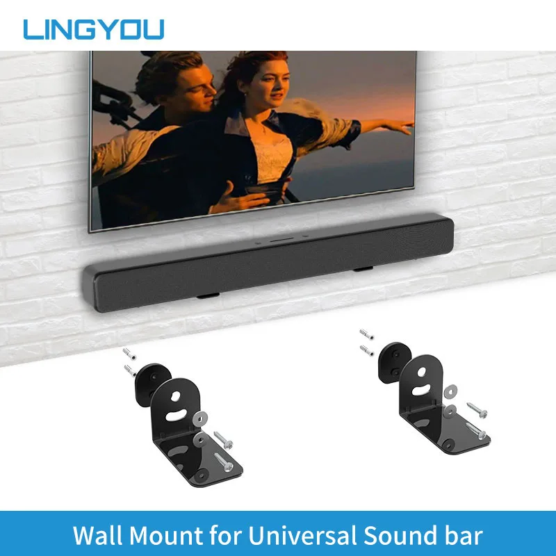 Wall Bracket Holder Perspex Acrylic Display Soundbar Bracket Shelf Soundbar 